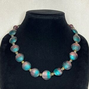 Coldwater Creek Glass Beaded Necklace